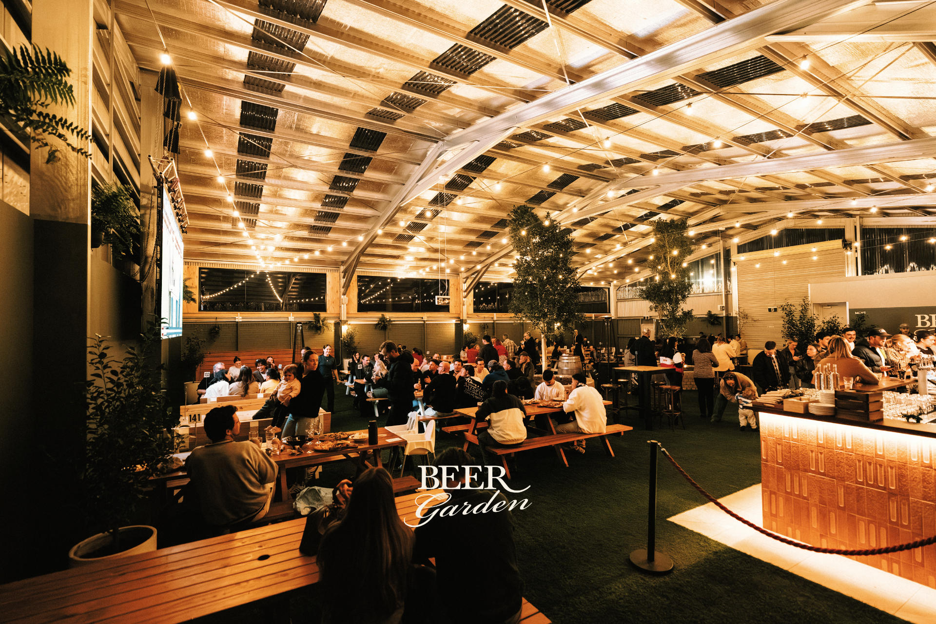 Beergarden Hero with Logo