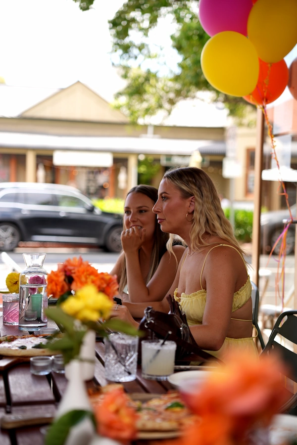 Guests enjoying a bottomless brunch at Queen of the West