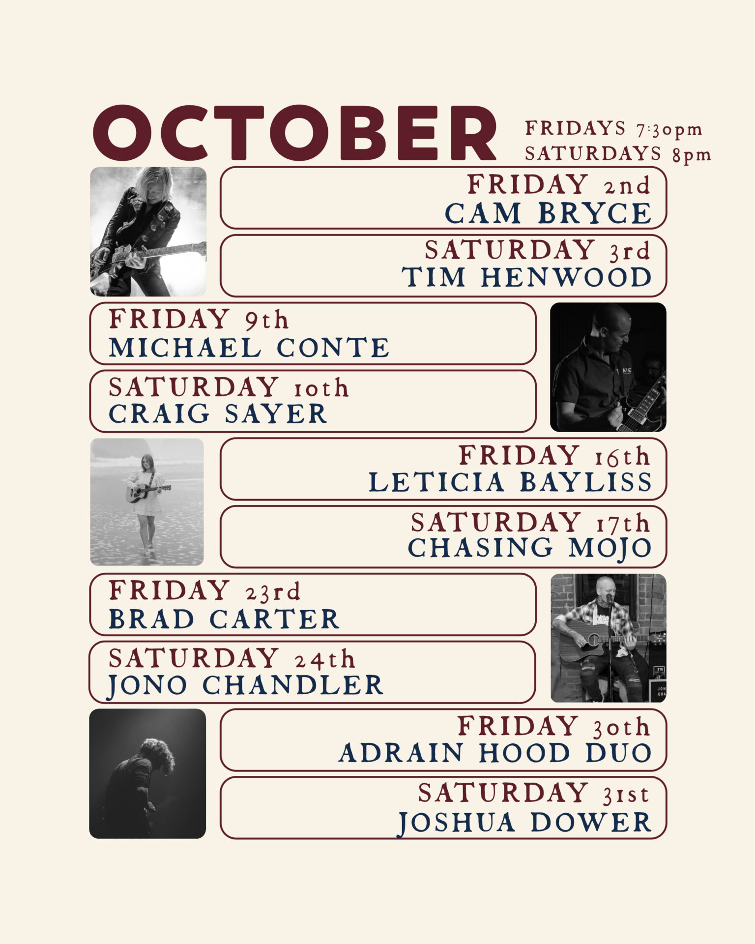 QUEEN OCTOBER 2026 poster